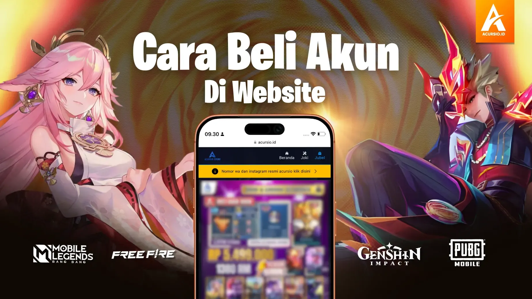 CARA BELI AKUN